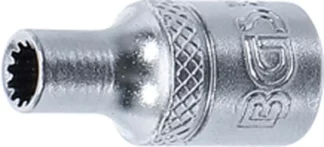 Douille pour clé, Gear Lock | 6,3 mm (1/4") | 4 mm