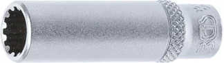 Douille pour clé, Gear Lock, longue | 6,3 mm (1/4") | 9 mm