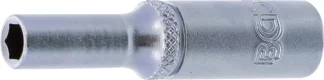 Douille pour clé, six pans, longue | 6,3 mm (1/4") | 5 mm