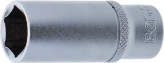 Douille pour clé, six pans, longue | 6,3 mm (1/4") | 14 mm