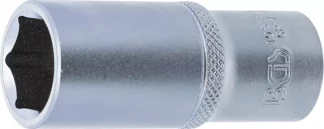 Douille pour clé, six pans, longue | 10 mm (3/8") | 18 mm