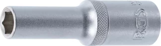 Douille pour clé, six pans, longue | 12,5 mm (1/2") | 10 mm