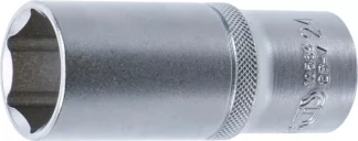 Douille pour clé, six pans, longue | 12,5 mm (1/2") | 24 mm