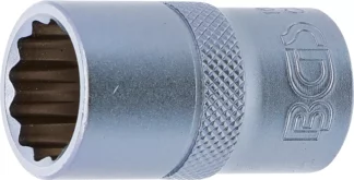 Douille pour clé, douze pans | 12,5 mm (1/2") | 15 mm