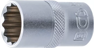 Douille pour clé, douze pans | 12,5 mm (1/2") | 16 mm