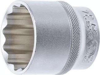 Douille pour clé, douze pans | 12,5 mm (1/2") | 34 mm