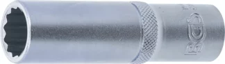 Douille pour clé, douze pans, longue | 12,5 mm (1/2") | 15 mm