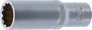 Douille pour clé, douze pans, longue | 12,5 mm (1/2") | 18 mm