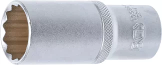 Douille pour clé, douze pans, longue | 12,5 mm (1/2") | 24 mm