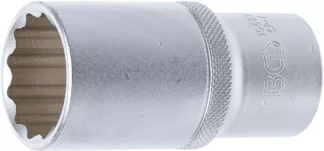 Douille pour clé, douze pans, longue | 12,5 mm (1/2") | 28 mm
