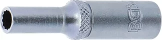 Douille pour clé, douze pans, longue | 6,3 mm (1/4") | 5 mm