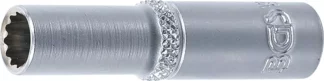 Douille pour clé, douze pans, longue | 6,3 mm (1/4") | 7 mm