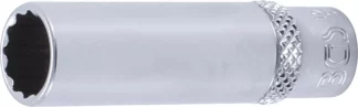 Douille pour clé, douze pans, longue | 6,3 mm (1/4") | 10 mm
