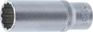 Douille pour clé, douze pans, longue | 6,3 mm (1/4") | 13 mm