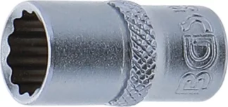 Douille pour clé, douze pans | 6,3 mm (1/4") | 9 mm