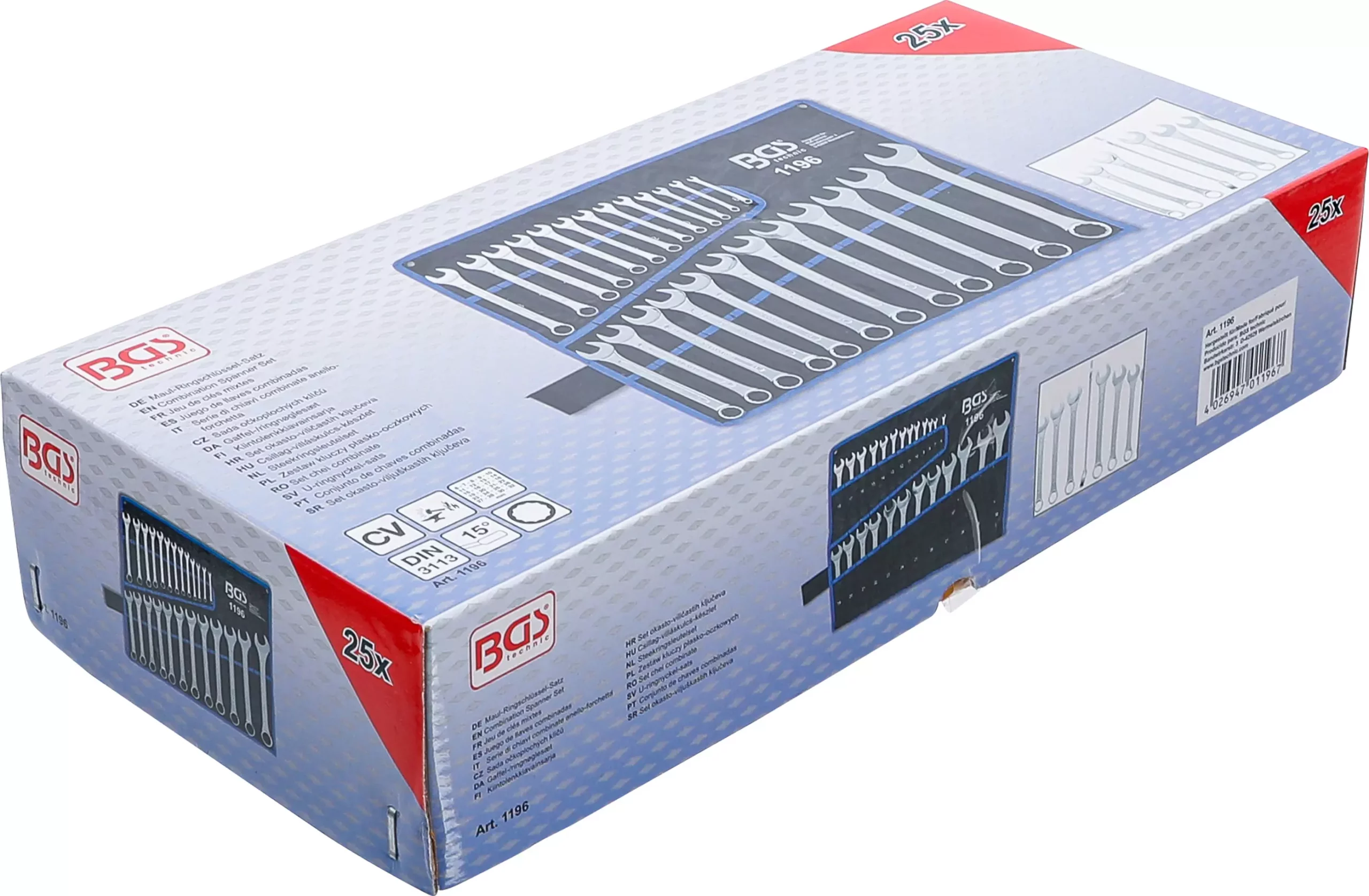 Jeu de clés mixtes | 6 - 32 mm | 25 pièces – Image 7