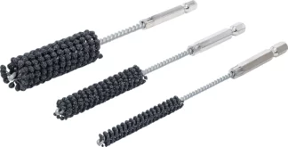 Jeu d’outils de rodage | flexible | empreinte six pans mâle 6,3 mm (1/4") | grain 60 / 80 | 8 - 12 - 20 mm | 3 pièces