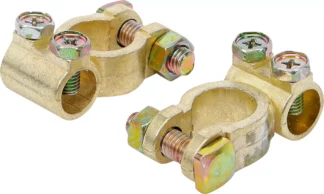 Assortiment de bornes polaires rondes pour batterie