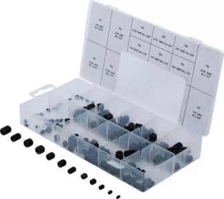 Assortiment de vis sans tête | en pouces | 160 pièces