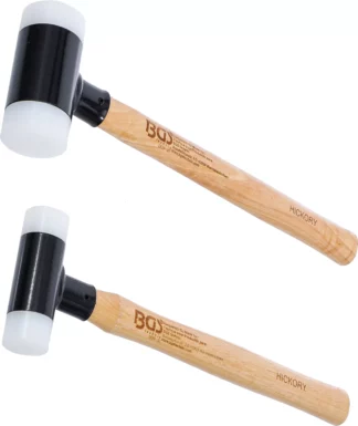 Jeu de maillets de débosselage | manche Hickory | anti rebonds | Ø 30/45 mm | 300/550 g | 2 pièces