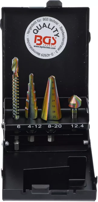 Jeu de forets multi-usage | HSS-G | 4 pièces