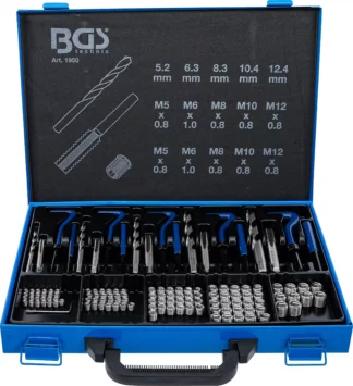 Kit de réparation de filets | M5 - M12 | 130 pièces