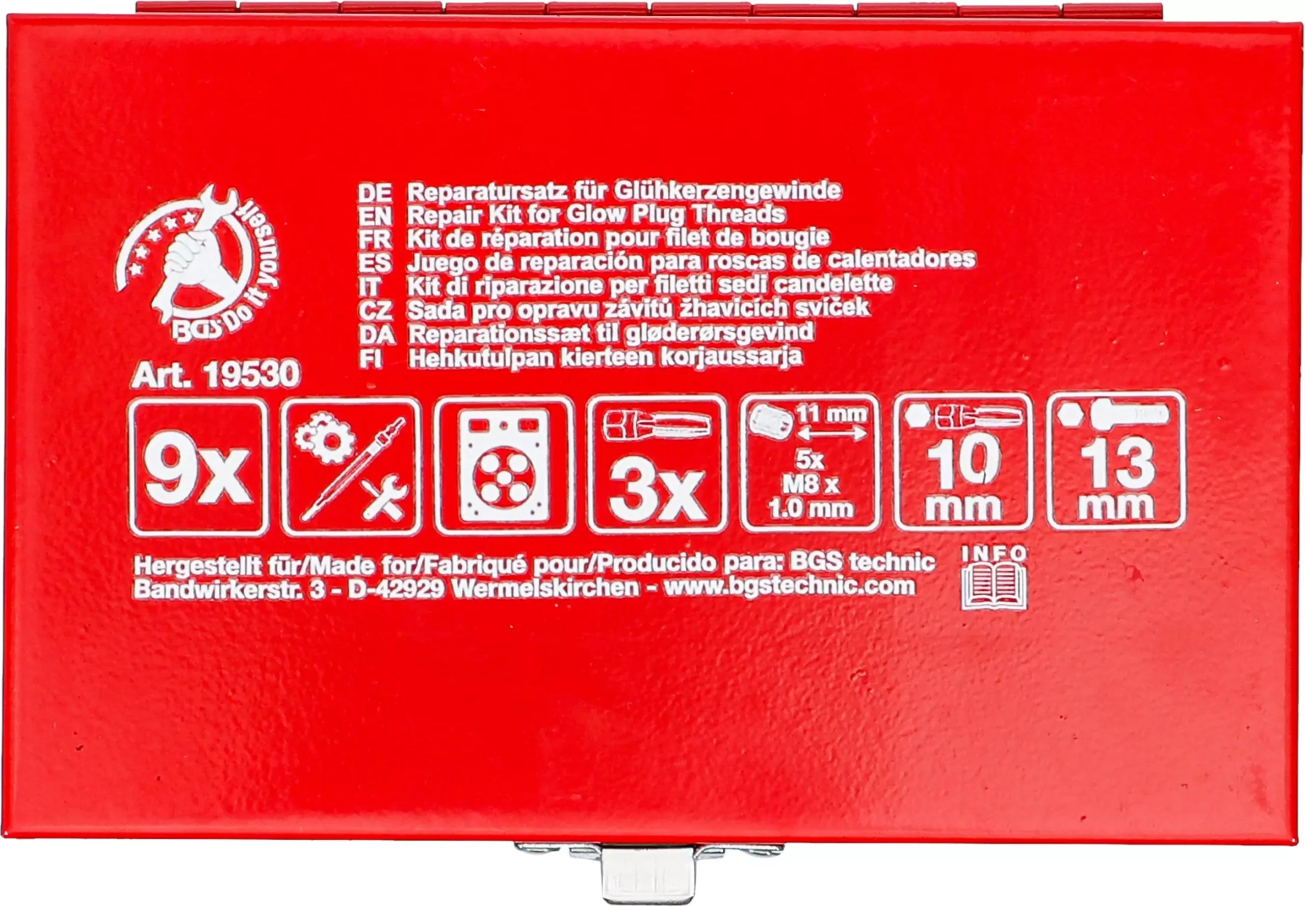 Kit de réparation pour filet de bougie | M8 x 1,0 – Image 4