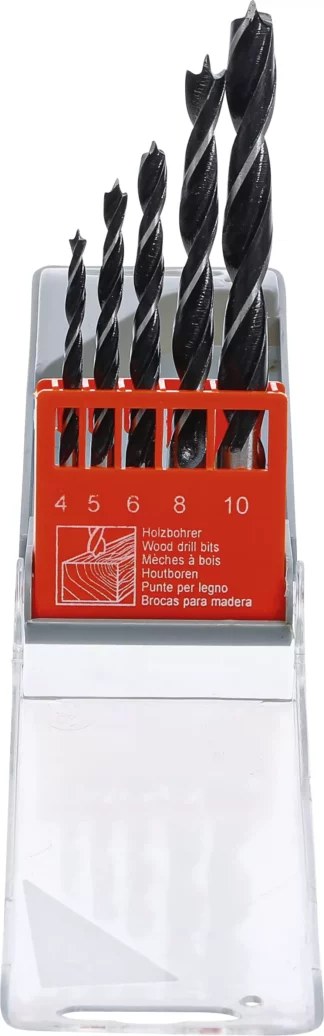 Jeu de mèches bois | 4 - 10 mm | 5 pièces