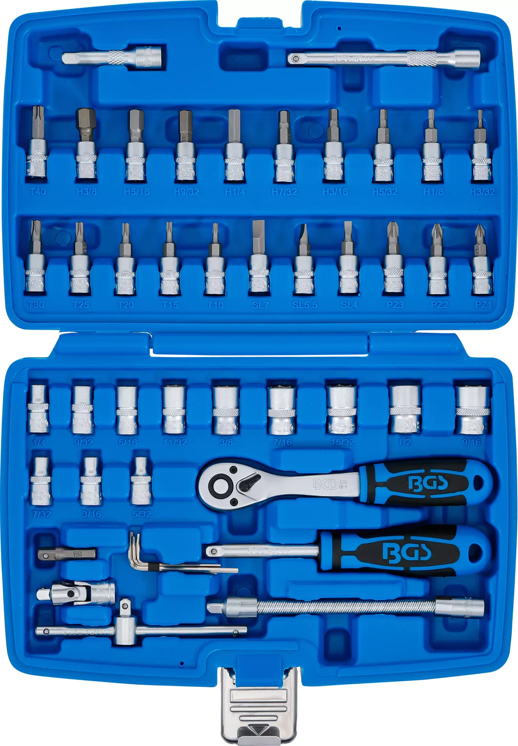 Coffret de douilles | 6,3 mm (1/4") | en pouces | 46 pièces – Image 4