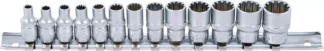 Jeu de douilles Gear Lock | 6,3 mm (1/4") | 13 pièces