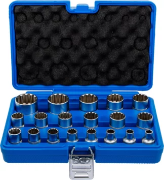 Jeu de douilles Gear Lock | 12,5 mm (1/2") | 19 pièces