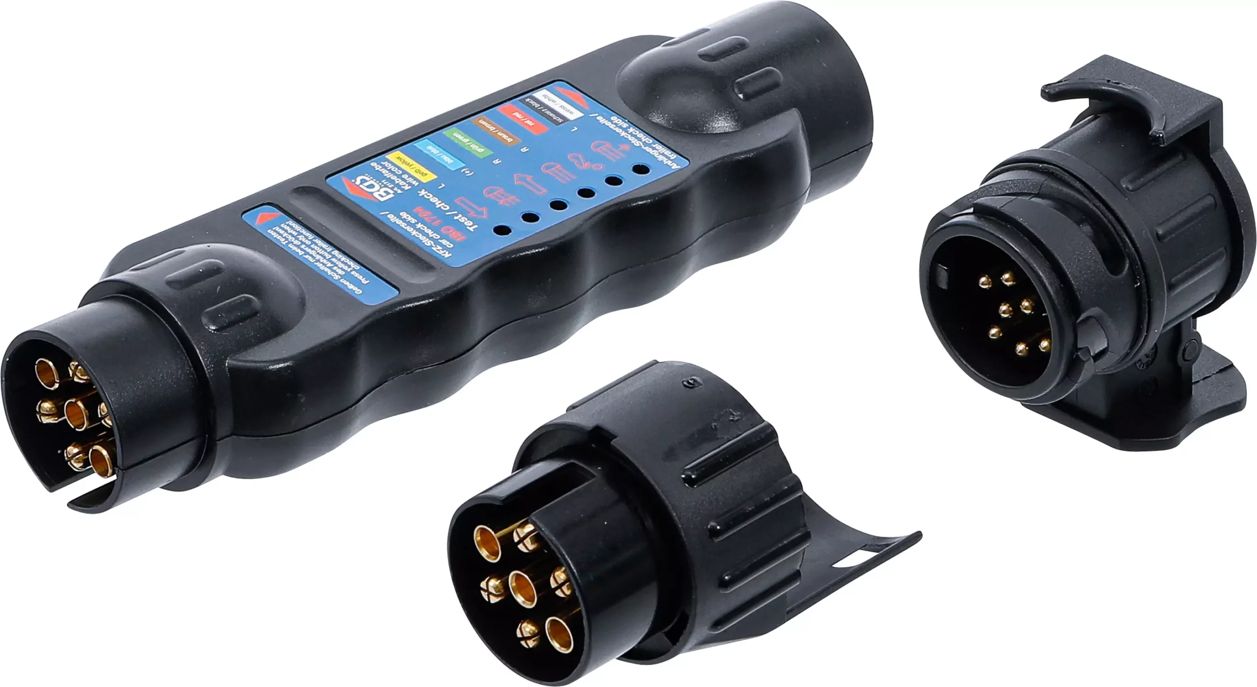 Testeur électronique pour remorque/véhicule tracteur | 7, 13 poles