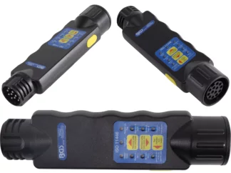 Testeur pour connecteurs remorque et véhicule tracteur | 13 pôles