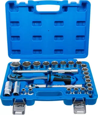 Coffret de douilles | 12,5 mm (1/2") | 8 - 32 mm | 27 pièces