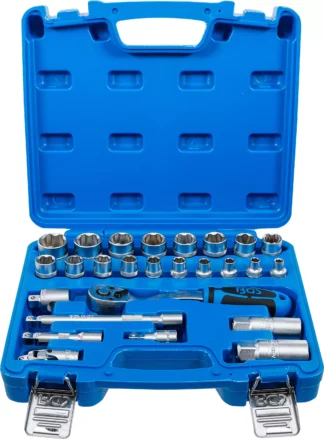 Coffret de Douilles à profil ondulé | 10 mm (3/8") | 26 pièces