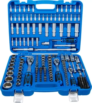Jeu de douilles à six pans | 6,3 mm (1/4") / 10 mm (3/8") / 12,5 mm (1/2") | 192 pièces