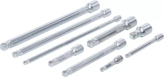 Jeu de rallonges basculants | 6,3 mm (1/4") / 10 mm (3/8") / 12,5 mm (1/2") | 9 pièces