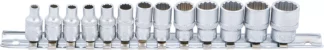 Jeu de Douilles, douze pans | 6,3 mm (1/4") | 4 - 14 mm | 13 pièces