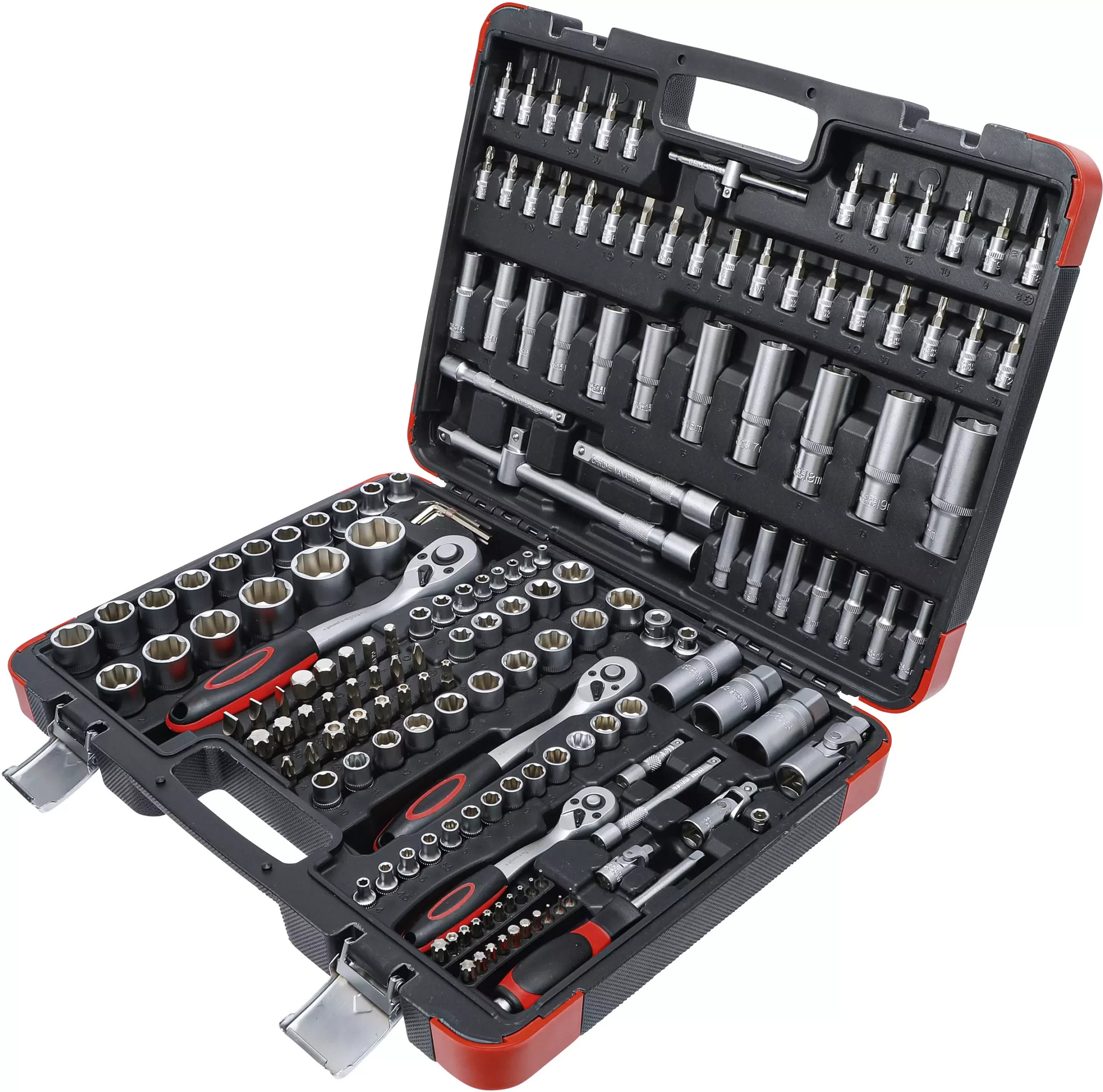 Coffret de douilles | 6,3 mm (1/4") / 10 mm (3/8") / 12,5 mm (1/2") | 172 pièces – Image 3