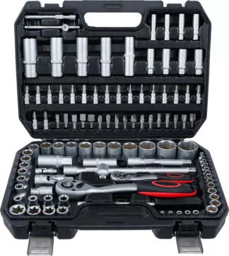 Coffret de douilles | 6,3 mm (1/4") / 12,5 mm (1/2") | 108 pièces