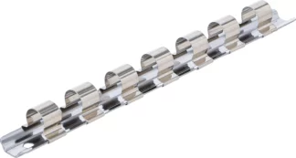 Rail pour douilles 7 clips | 12,5 mm (1/2")