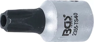 Douille à embouts | 6,3 mm (1/4") | profil TS (pour Torx Plus) avec perçage TS40