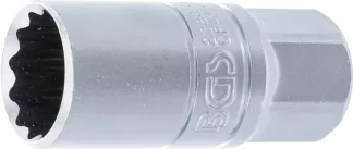 Douille de bougie à retenue en caoutchouc douze pans | 12,5 mm (1/2") | 21 mm