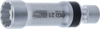 Douille articulée à bougie douze pans avec ressort de retenue | 21 mm