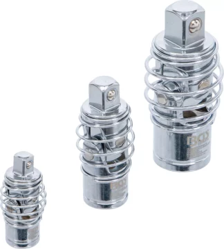 Jeux de douilles articulées | 6,3 mm (1/4") / 10 mm (3/8") / 12,5 mm (1/2") | 3 pièces