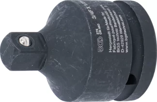 Adaptateur de clé à douille à choc | femelle 20 mm (3/4") - mâle 12,5 mm (1/2")