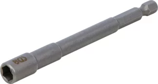 Douille à choc, six pans, extra longue | pour perceuses | 6,3 mm (1/4") | 7 mm