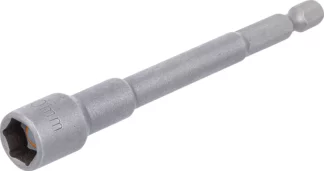 Douille à choc, six pans, extra longue | pour perceuses | 6,3 mm (1/4") | 10 mm