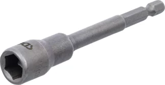 Douille à choc, six pans, extra longue | pour perceuses | 6,3 mm (1/4") | 11 mm