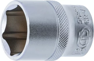 Douille pour clé, six pans | 12,5 mm (1/2") | 22 mm